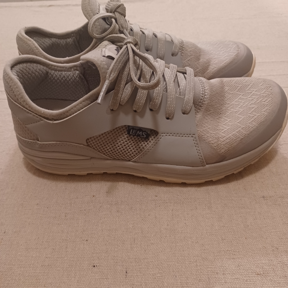 Lems Women’s Lightweight Athletic Sneakers — Light Gray